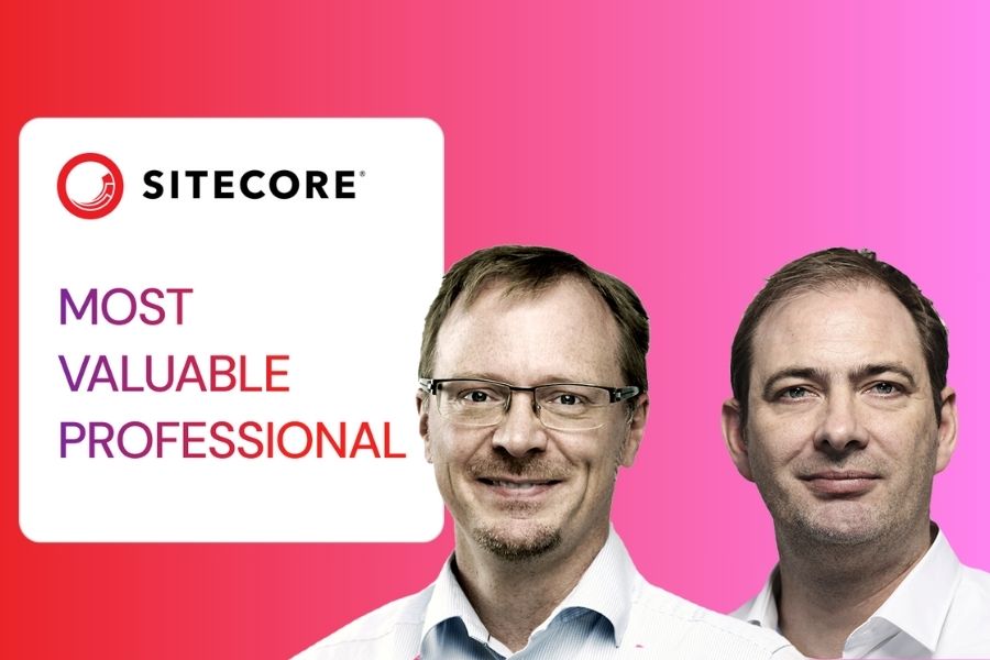 KLAUS PETERSEN & ROLAND VILLEMOES VINDER SITECORE MVP AWARD 2025