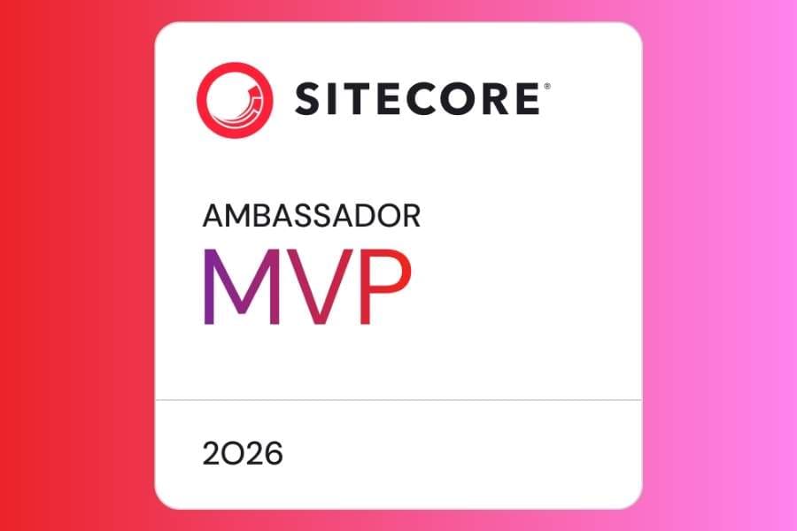 Sitecore Ambassador MVP 2026 Badge